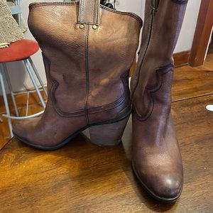 Size 8 lucky brand cowboy boots